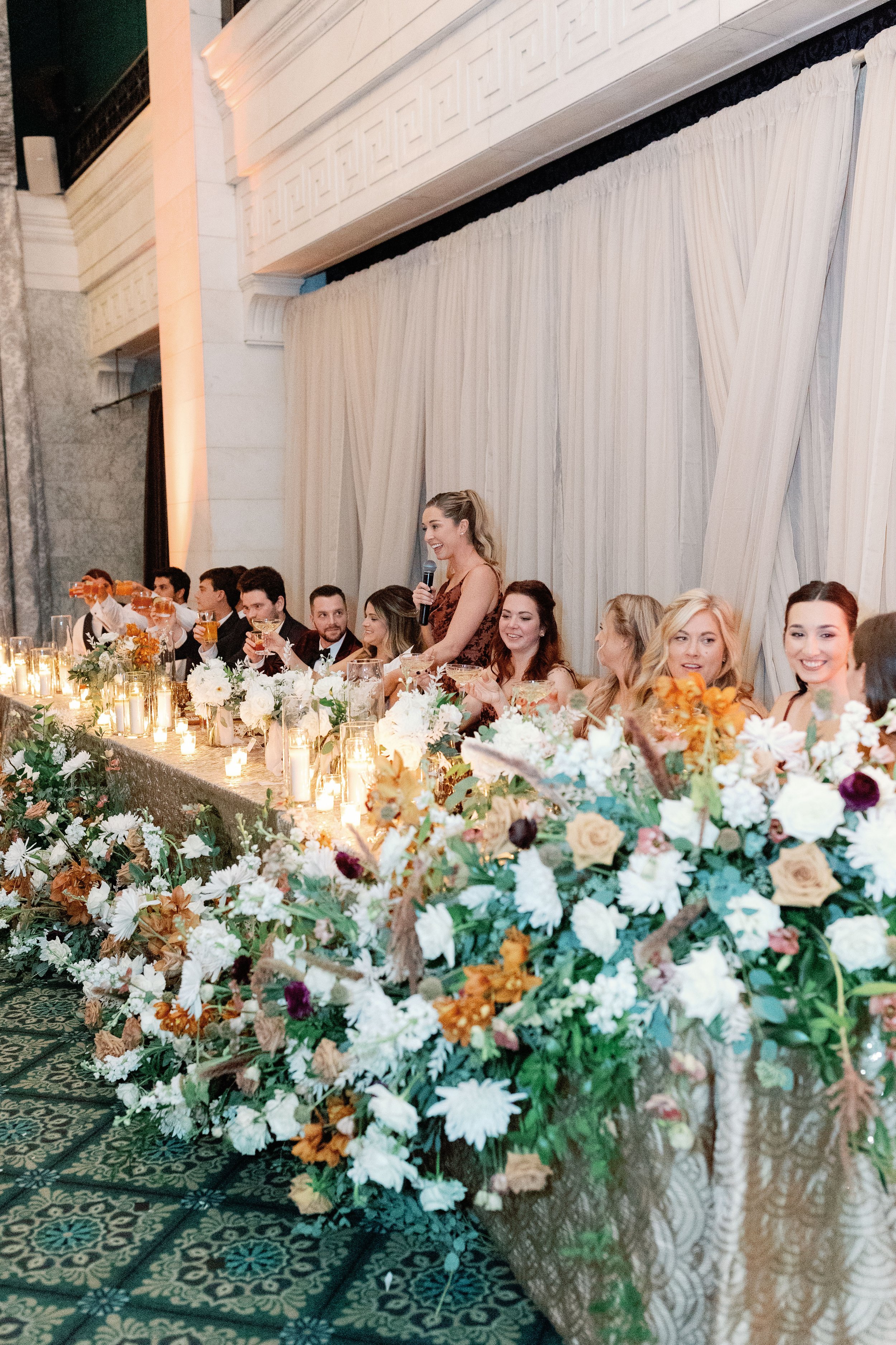 Wedding Party Speeches Head Table Inspo