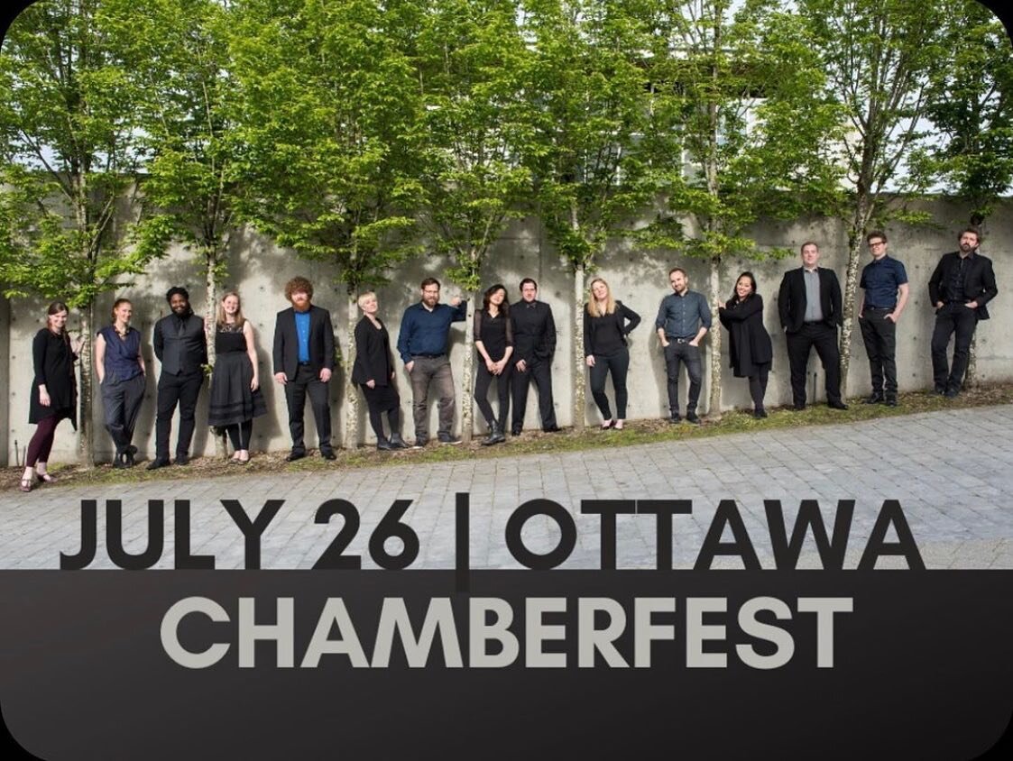 Ottawa @chamberfest we will see you tomorrow! Very excited to share &ldquo;Resounding Hildegard,&rdquo; a program that blurs the lines and explores new ground between newly-composed Canadian pieces and the thousand-year-old masterworks of Abbess Hild