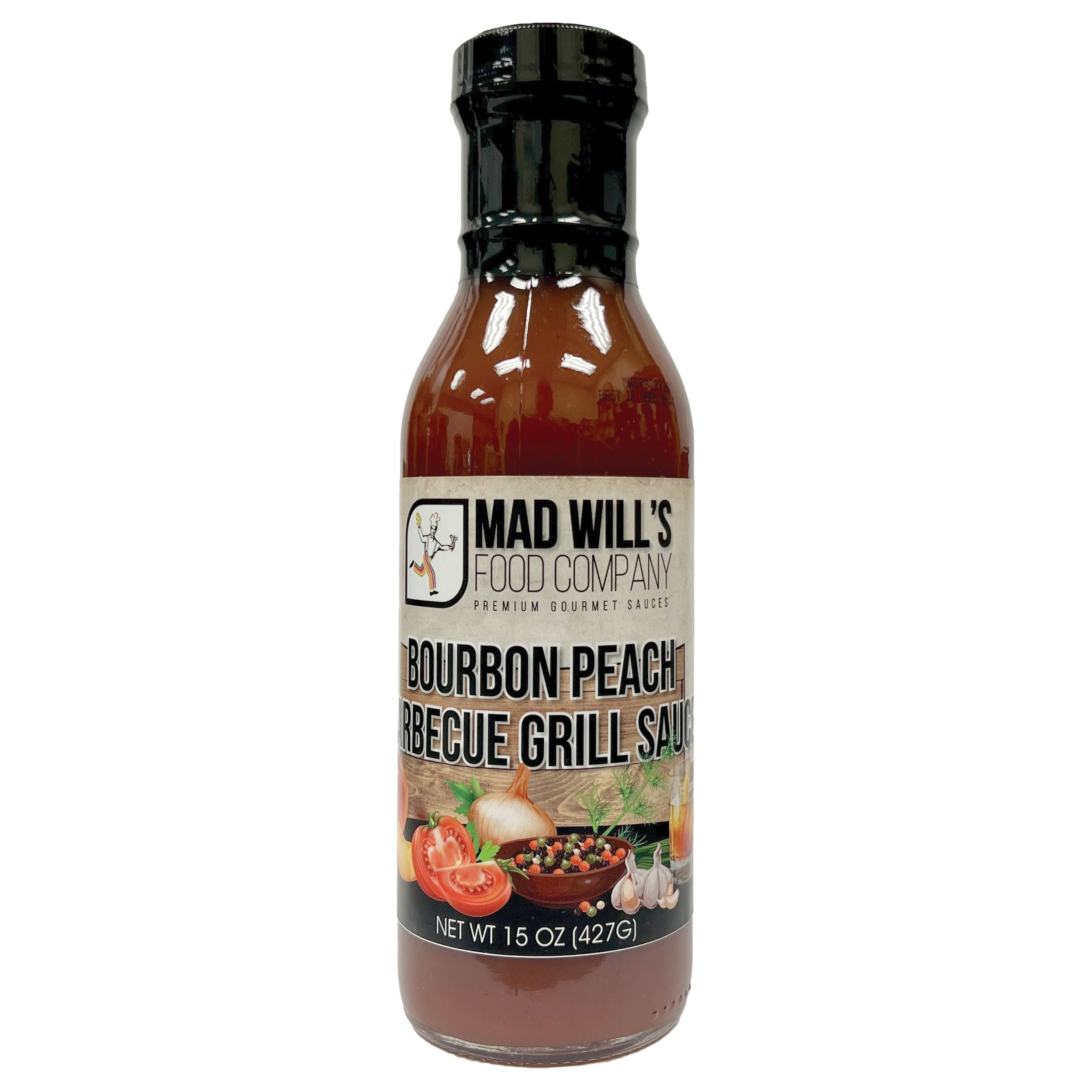 Bourbon Peach BBQ Grill Sauce