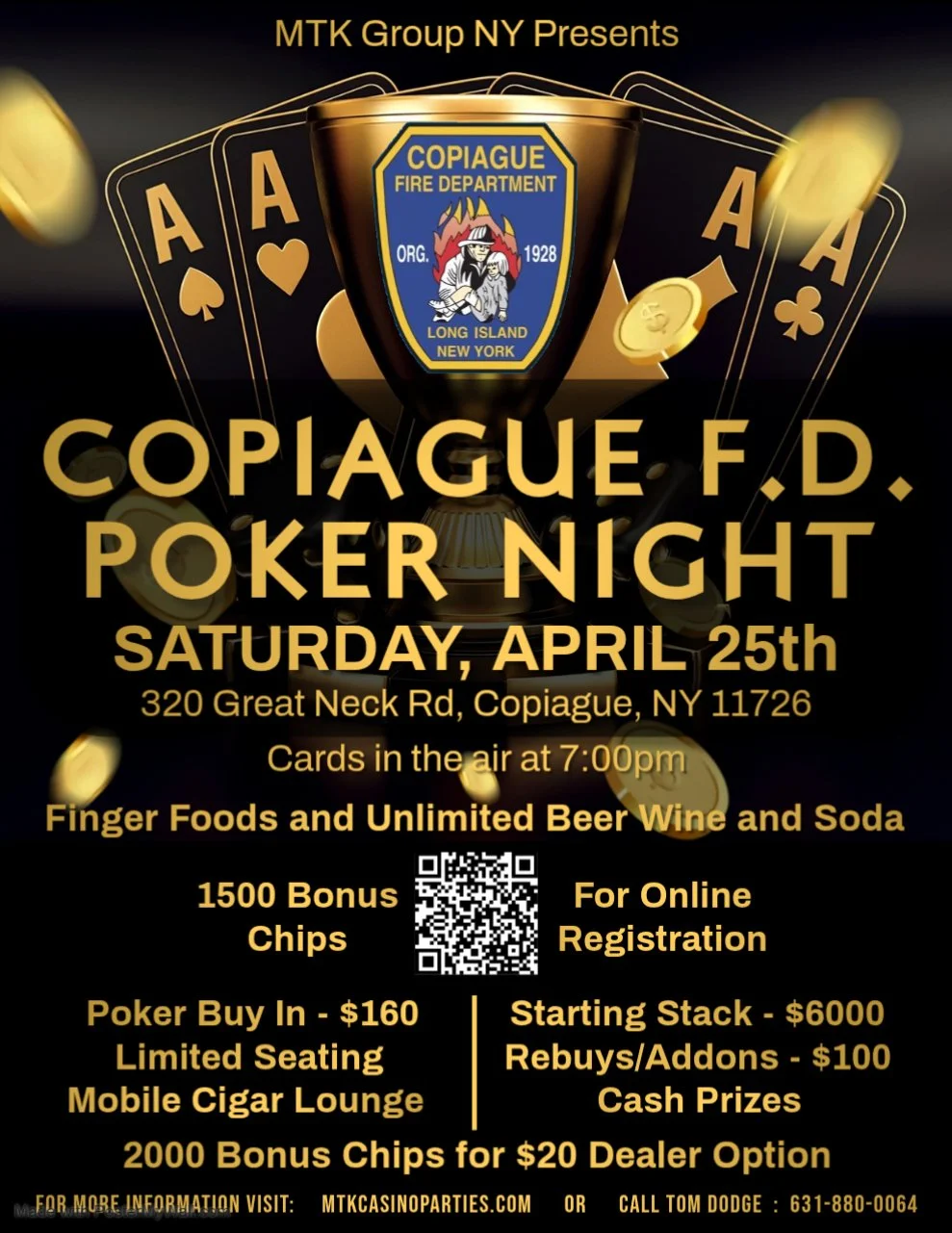 Copiague Fire Dept. Poker Night