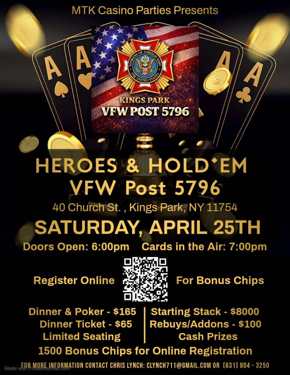 HEROES & HOLD'EM  VFW Post 5796