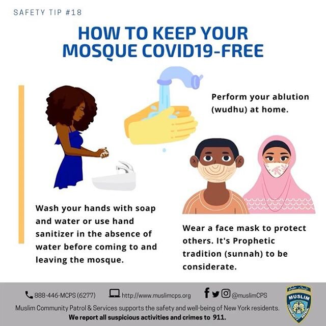 New York City has entered phase 1 of its re-opening and numerous mosques are now open for congregational prayers. We urge everyone to proceed with caution because #covid19 is still a threat to our health and safety. We are not going back to &quot;nor