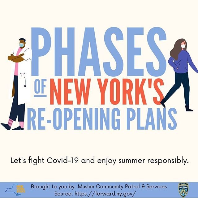 As of June 22nd, we&rsquo;ve entered Phase 2 of the state&rsquo;s reopening during the #covid19 pandemic. What does this mean for New Yorkers? Swipe left to find out and share with your family and friends!
-
#nyc #safetyculture #reopening #mcps