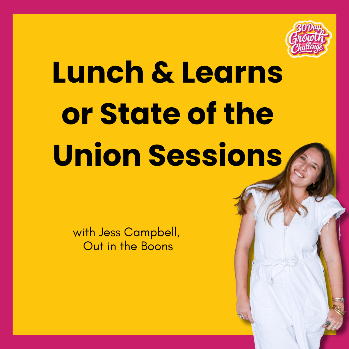Day 30: Lunch &amp; Learns/State of the Unions