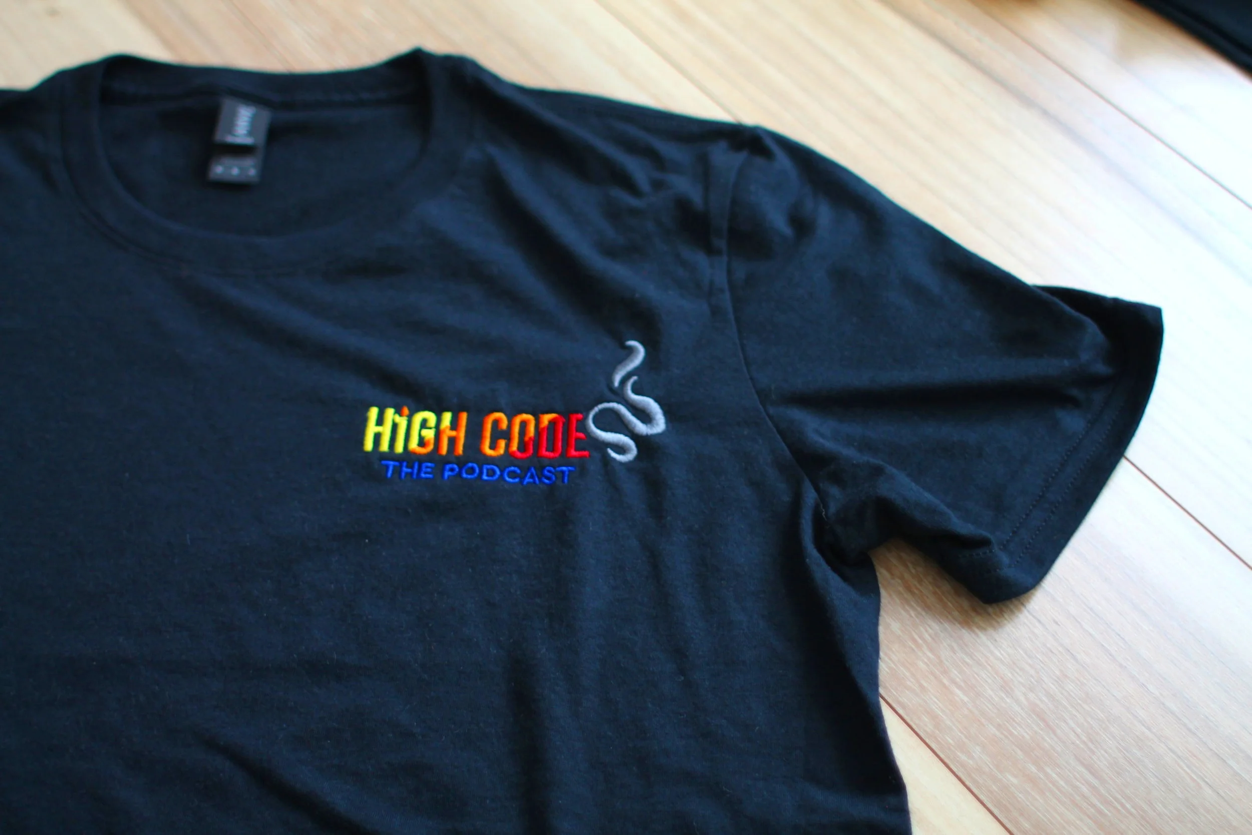 High Codes the podcast Logo Tee - Short Sleeve black