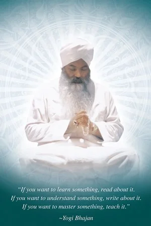 Yogi bajan, kundalini yoga, meditation, quote, master, learn, understand, teacher training, aquarian, mandeep khalsa
