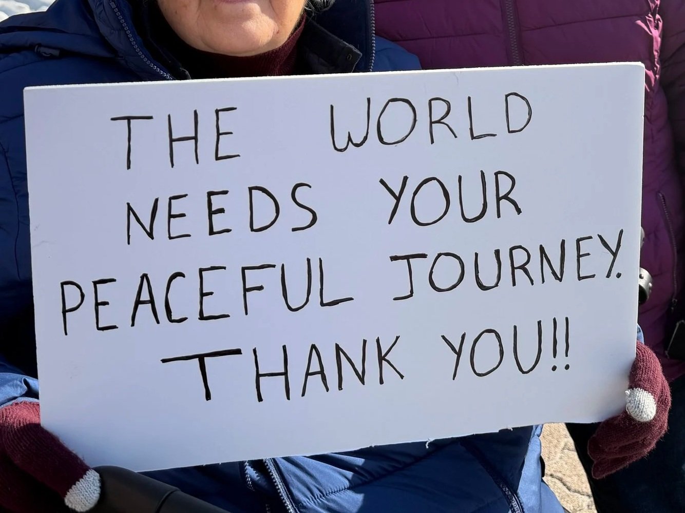 The Day the Monks Walked Through My Town