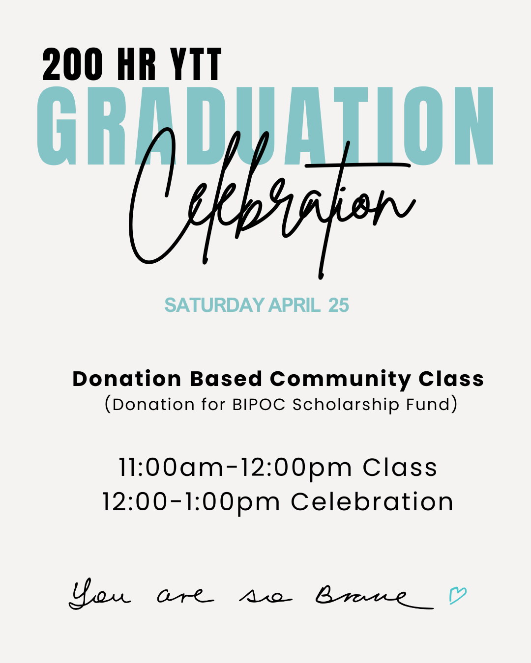 200 HR YTT Spring Cohort Graduation &amp; Celebration 
