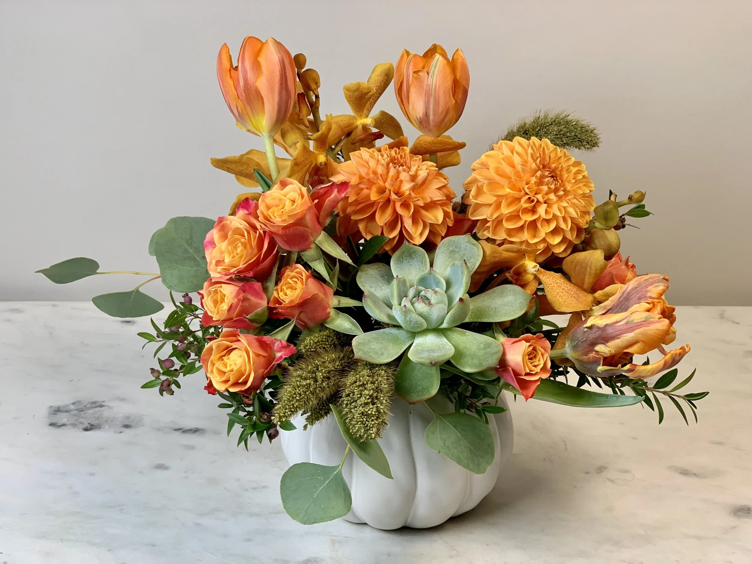 Fall small in pumpkin vase.jpg