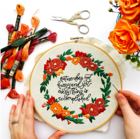 Does Not PDF Hand Embroidery Pattern — Threads