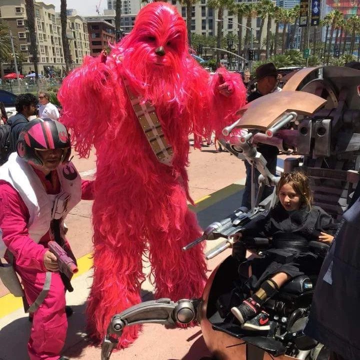 Liv and her Droideka were a hit at SDCC!