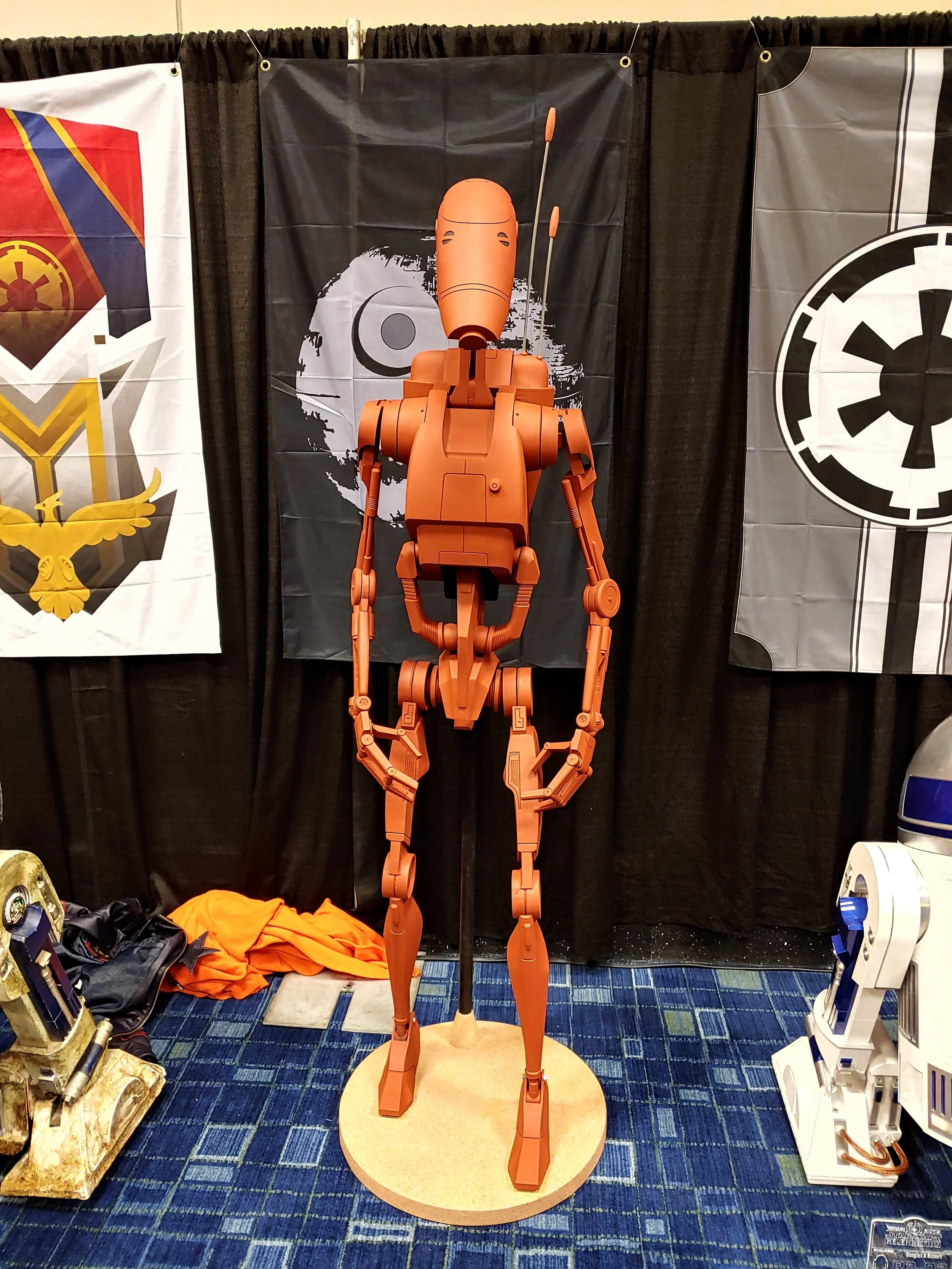 Complete and on display at his first convention, Star Wars Celebration Chicago 2019.