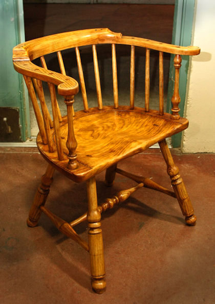 antique low back windsor chair