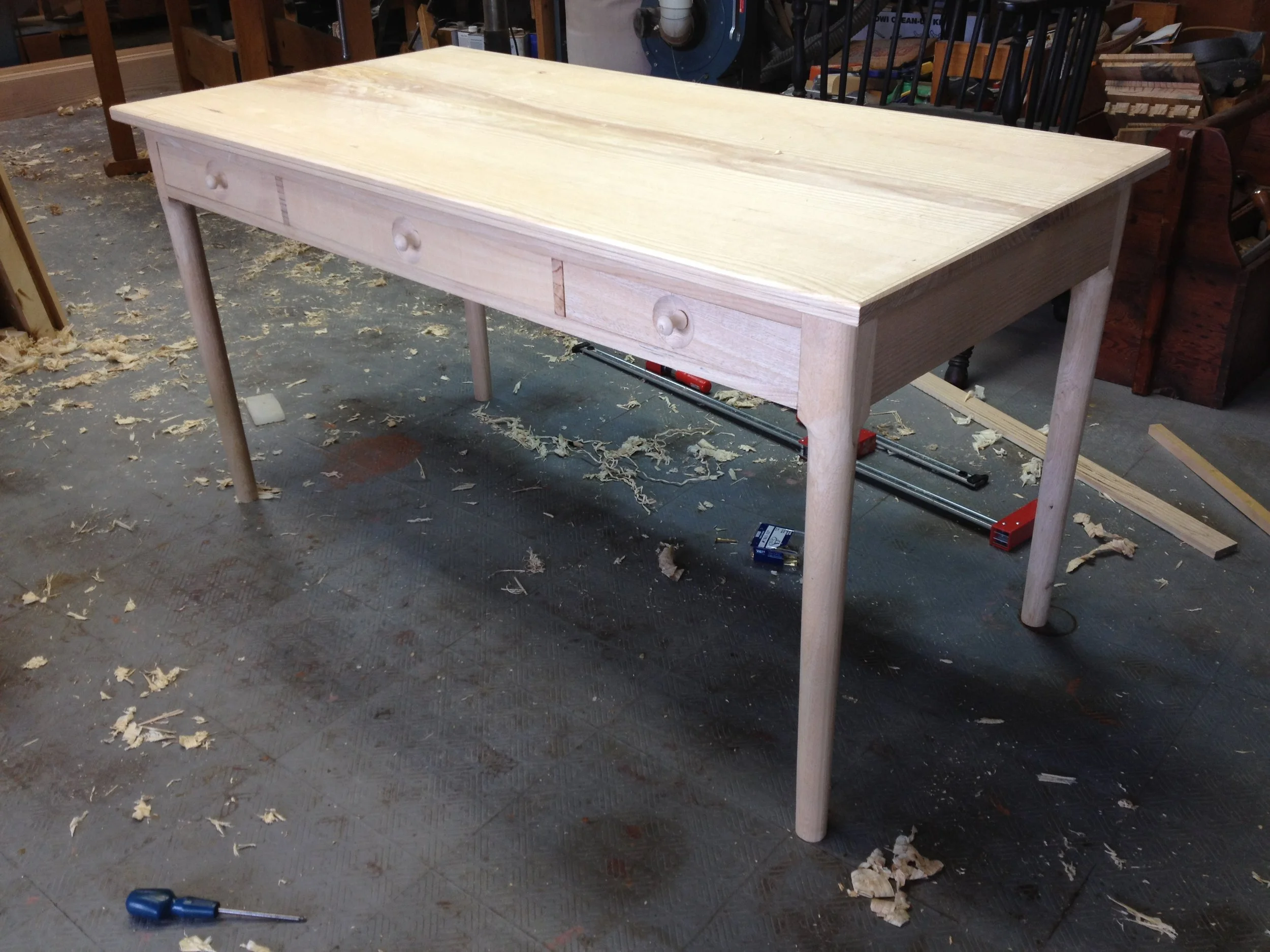 Danish Style Writing Desk Design Documents