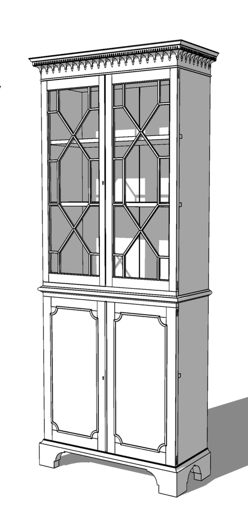 Mahogany Bookcase.png