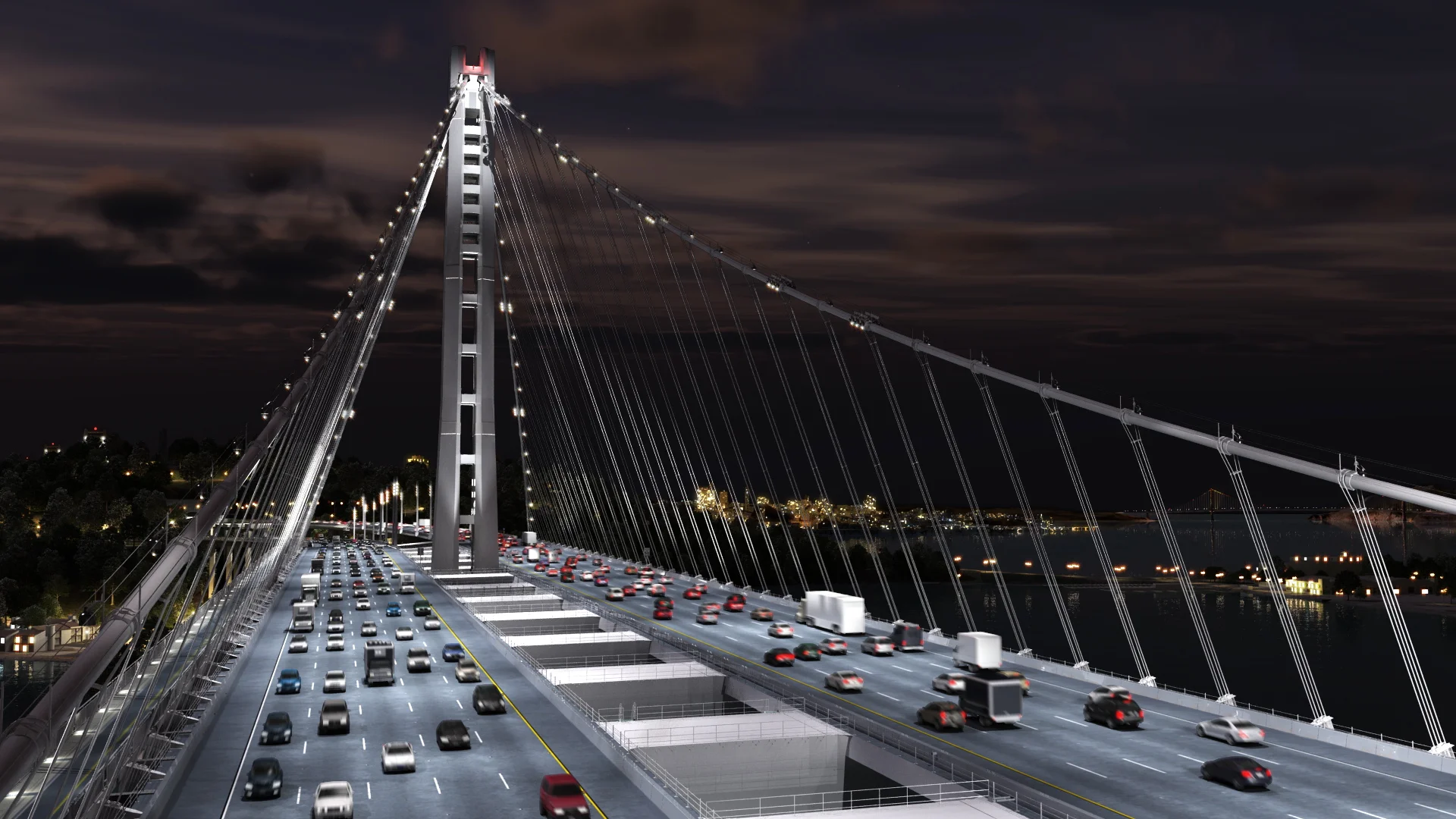 San Francisco Oakland Bay Bridge - Treasure Island