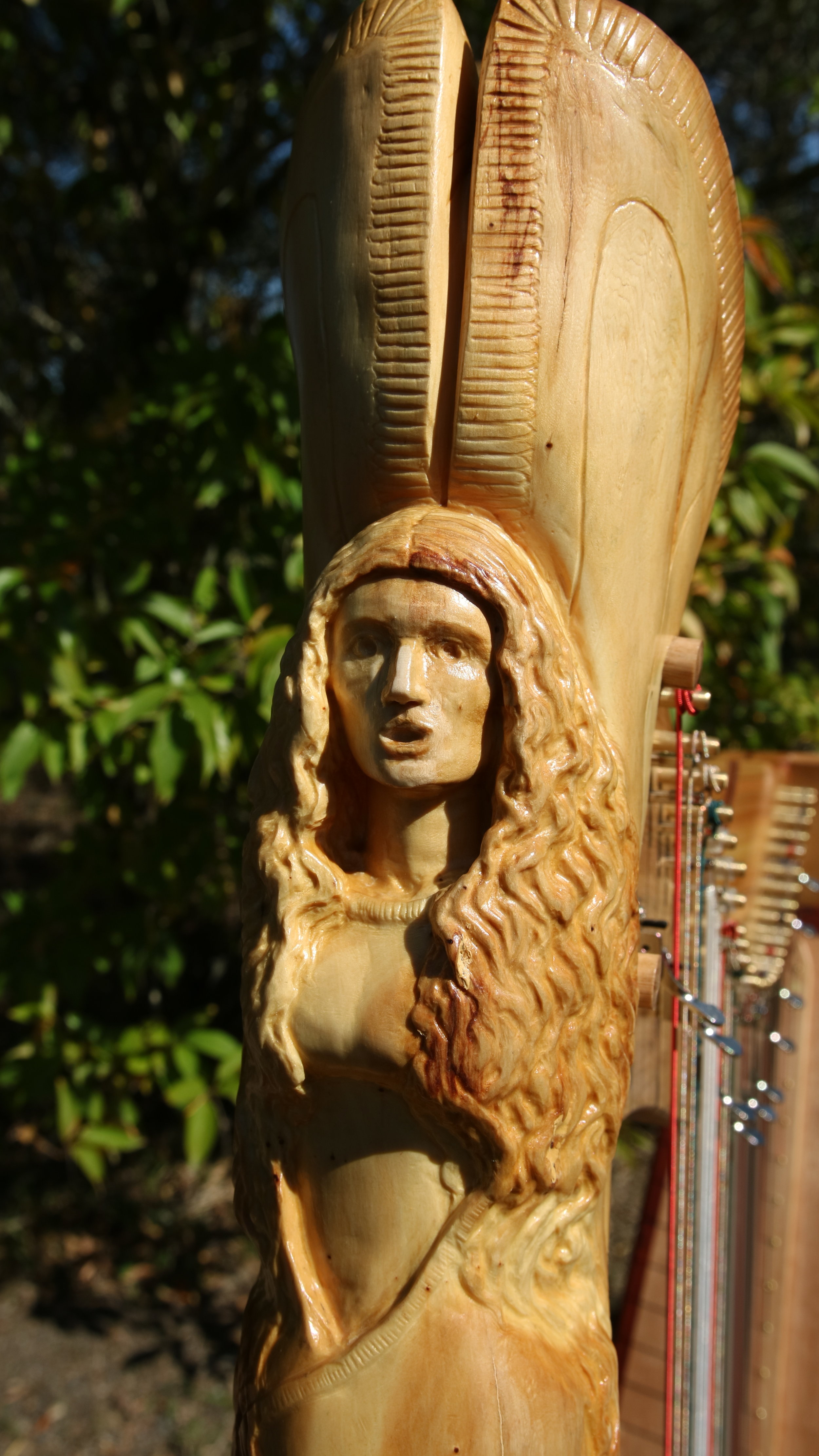 Carved Harps