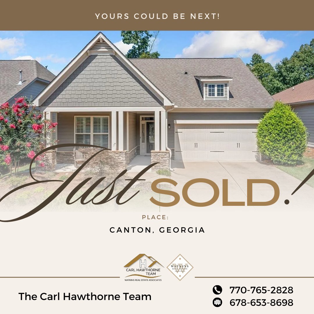 🔑 SOLD! 🎉

It&rsquo;s official, this beautiful home in Canton is SOLD! Huge congratulations to our amazing seller on a successful closing. Thank you for trusting us with such an important chapter of your life, it&rsquo;s been an honor to represent 
