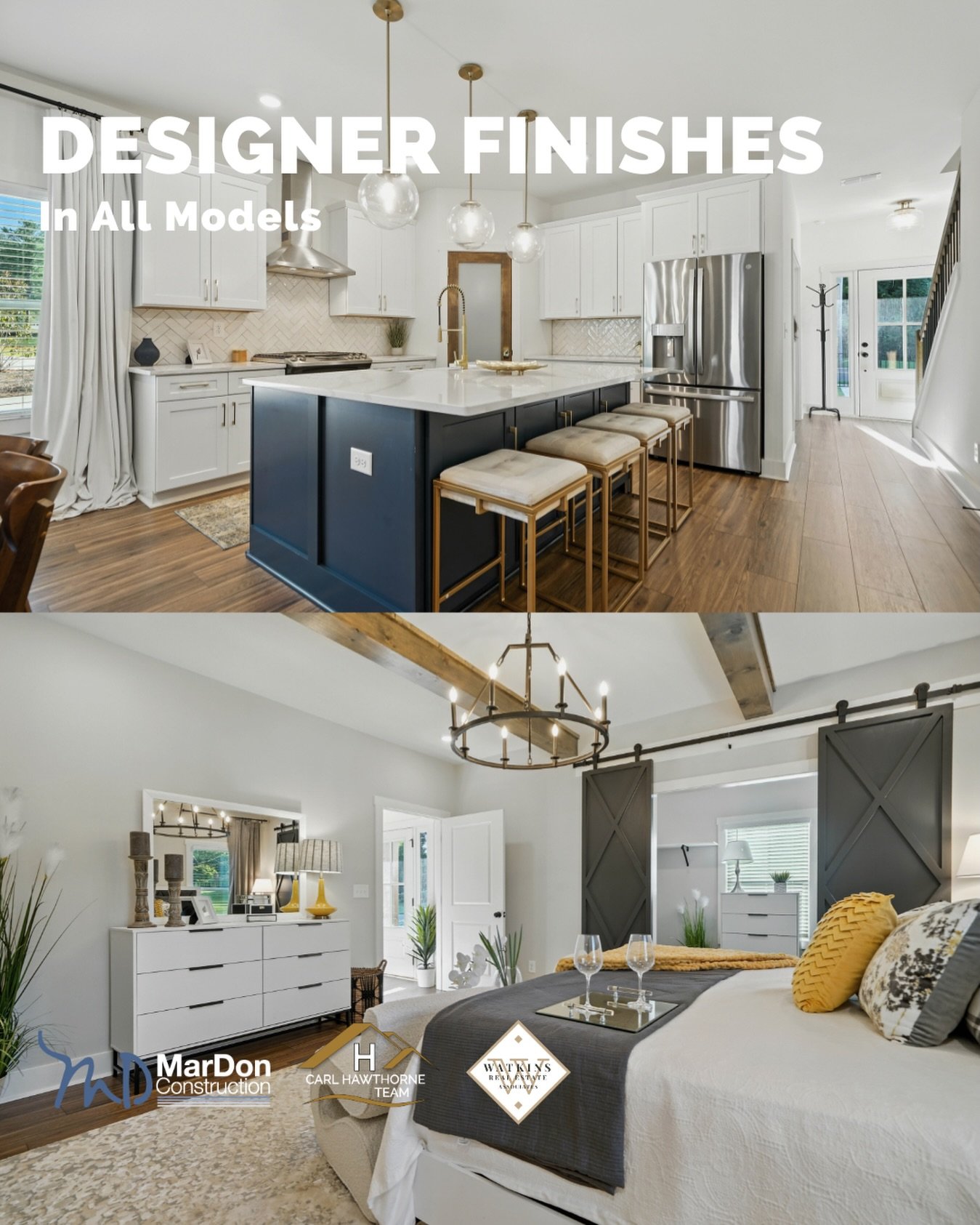 One thing people don&rsquo;t expect in new construction:
How much quality is already built in.

These homes feature upgraded finishes across the main living spaces and private areas alike &mdash; reducing the need for post-closing projects and surpri