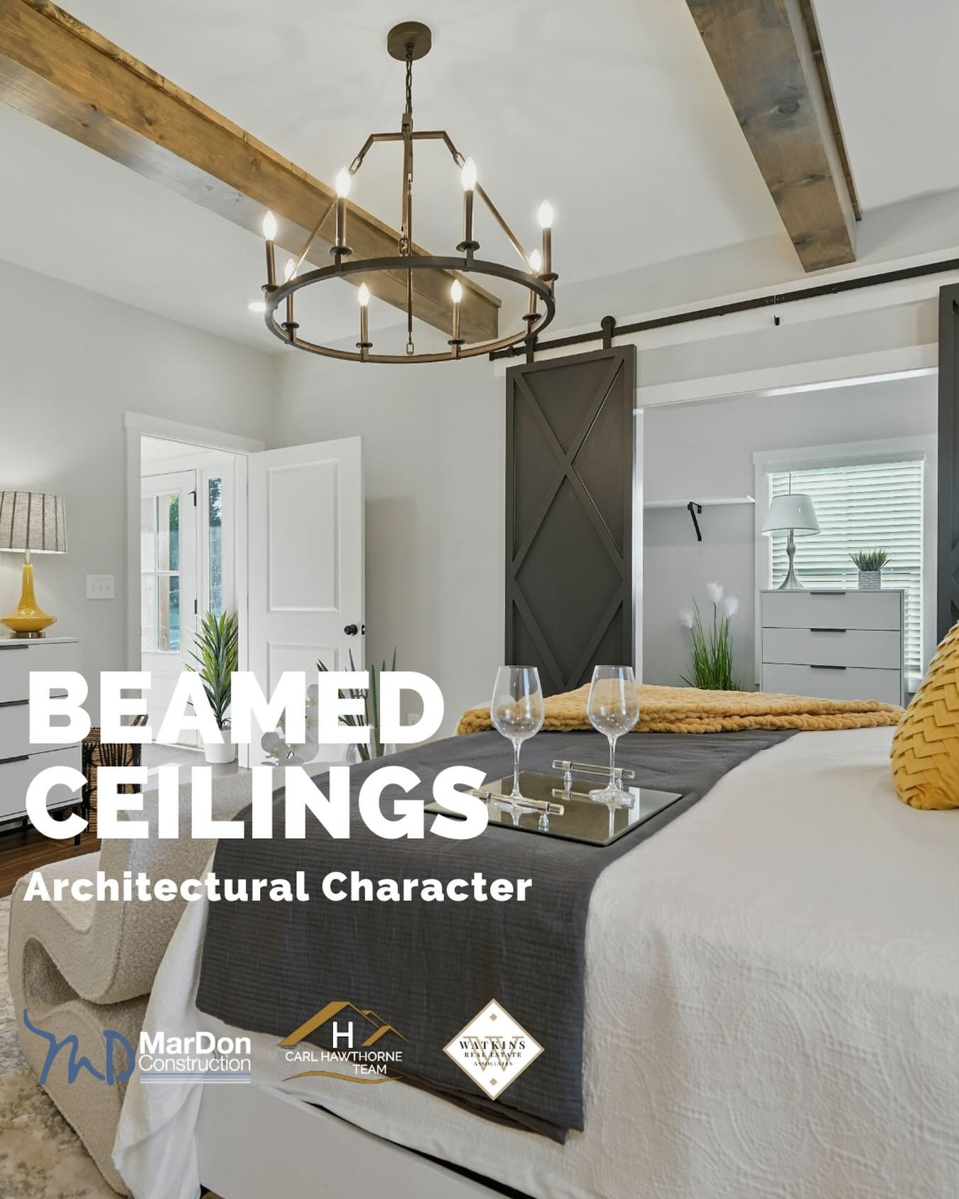 🌿 Character you can feel the moment you walk in.
These rich wood ceiling beams add warmth, depth, and a custom-home look that makes the living space unforgettable. It&rsquo;s the little details that make a home feel elevated.

#TheCarlHawthorneTeam 