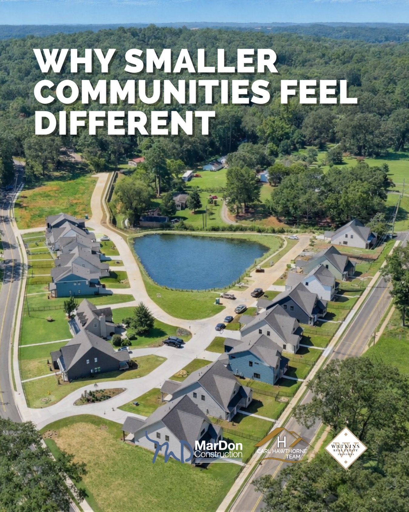 Smaller neighborhoods like Ferguson Corners tend to feel calmer and more personal. Less traffic, fewer distractions, and a stronger sense of place &mdash; something buyers often notice the moment they drive in.

#TheCarlHawthorneTeam #FergusonCorners