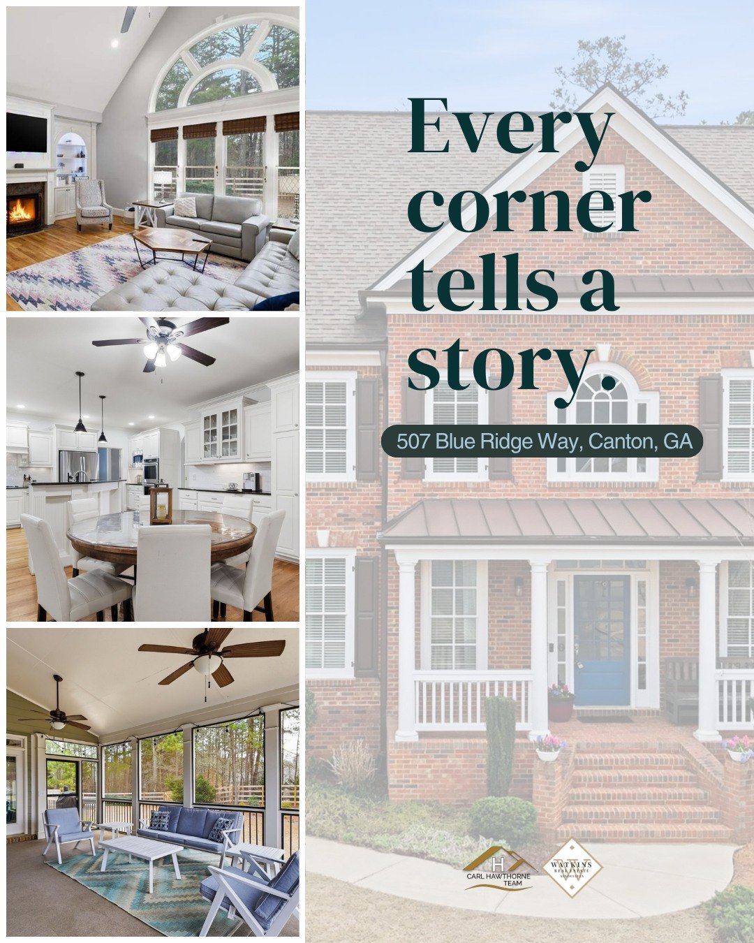 Every corner tells a story

This showstopping home in sought-after River Green features a finished terrace level, fresh interior paint, and major upgrades including a newer roof, water heater, and HVAC systems. The main level includes a 2-story foyer