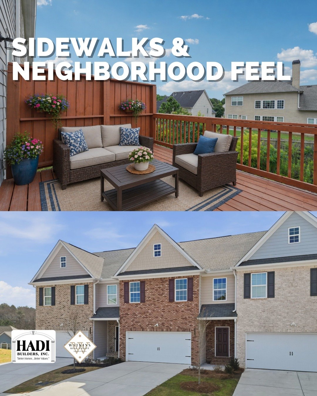 A home tour starts before you ever walk through the front door.

Neighborhood feel matters:
✔ Sidewalks
✔ Maintained streets
✔ Spaces that make the community feel connected

Sometimes buyers focus on countertops and miss what they&rsquo;ll see every 