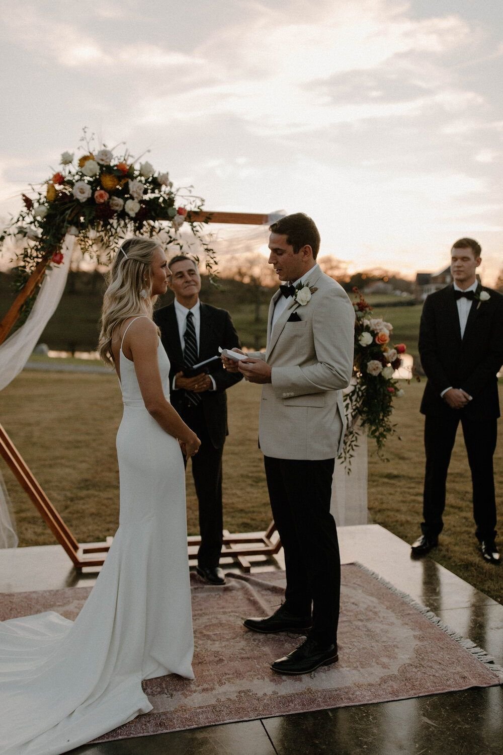 Dreamy Sunset Photography for Outdoor Wedding Ceremony in South Carolina.jpg