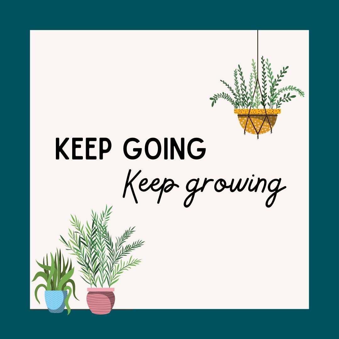 Happy Monday y'all 🌱⁠
⁠
#mondaymotivation #motivationmonday #motivationalquote #keepgoingkeepgrowing #growthmindset #mantra #mentalhealthmatters #mytherapistsays #instatherapy #therapistsofinstagram #therapyworks #therapyiscool #teentherapist #austi