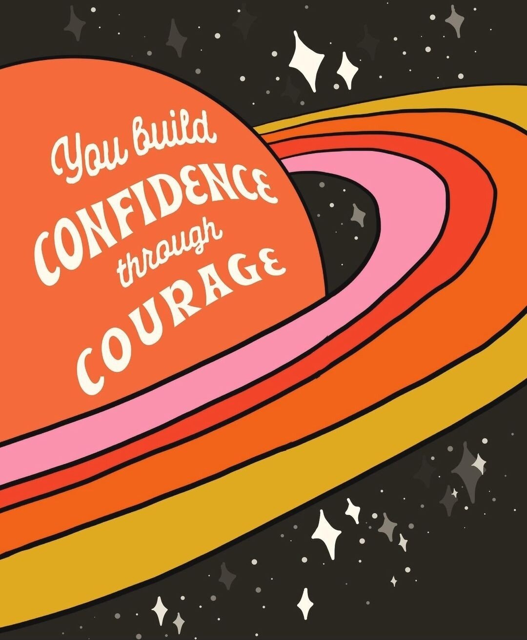 Confidence is not bestowed upon you when you become worthy. (Spoiler: you are already worthy)  You become confident when you have the courage to look at your relationship with yourself and grow.⁠
⁠
🎨 by @the_selfloveschool⁠
⁠
#mentalhealthmatters #m