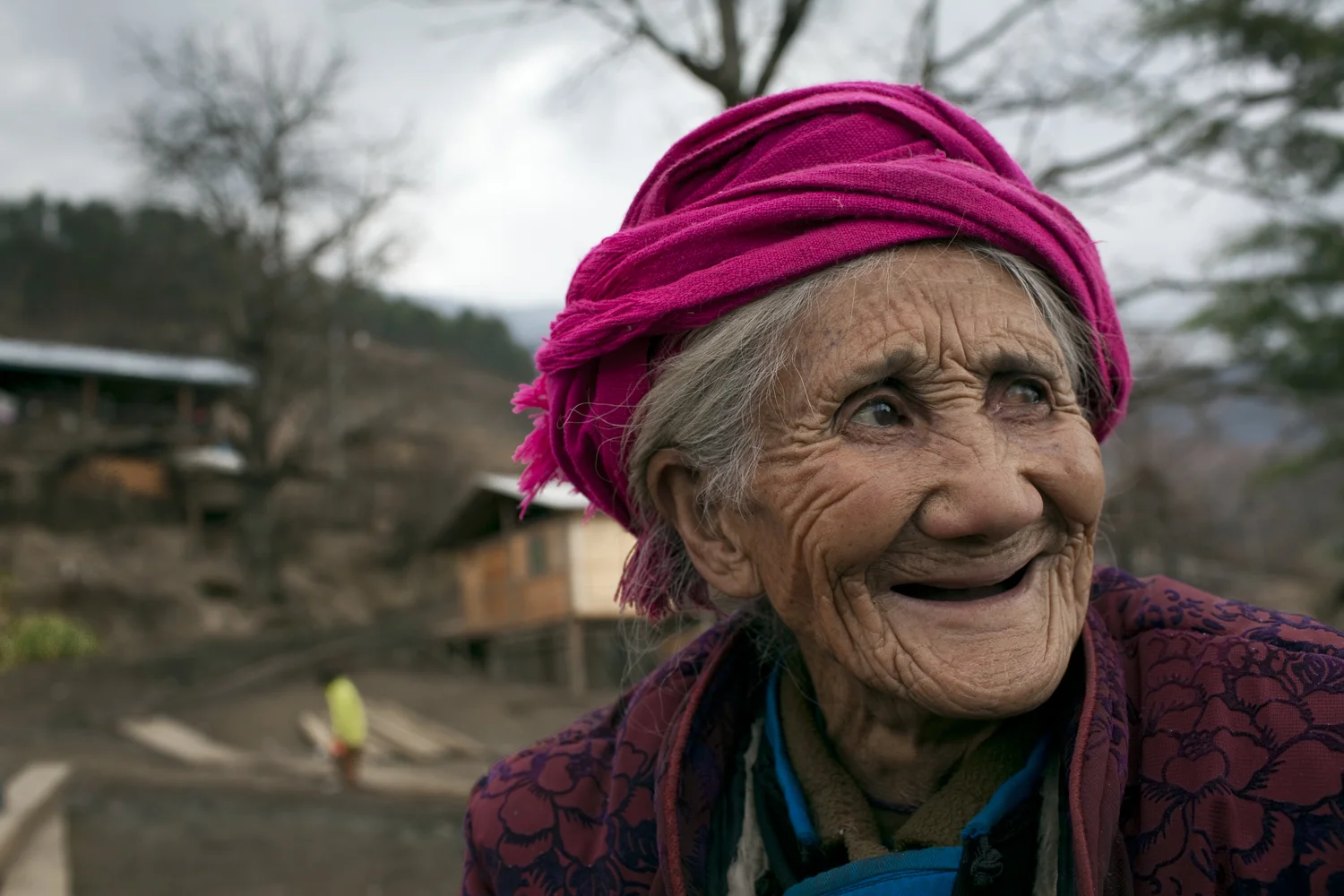 Baihanluo, Yunnan. This mountain top village is home to a Tibetan Catholic community.