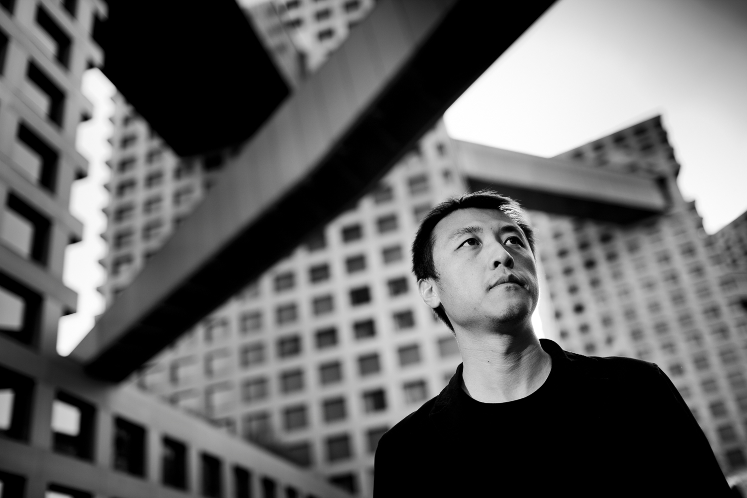 Li Hu, one of China's most famous architects in Beijing, China. For Silkroad inflight magazine. 