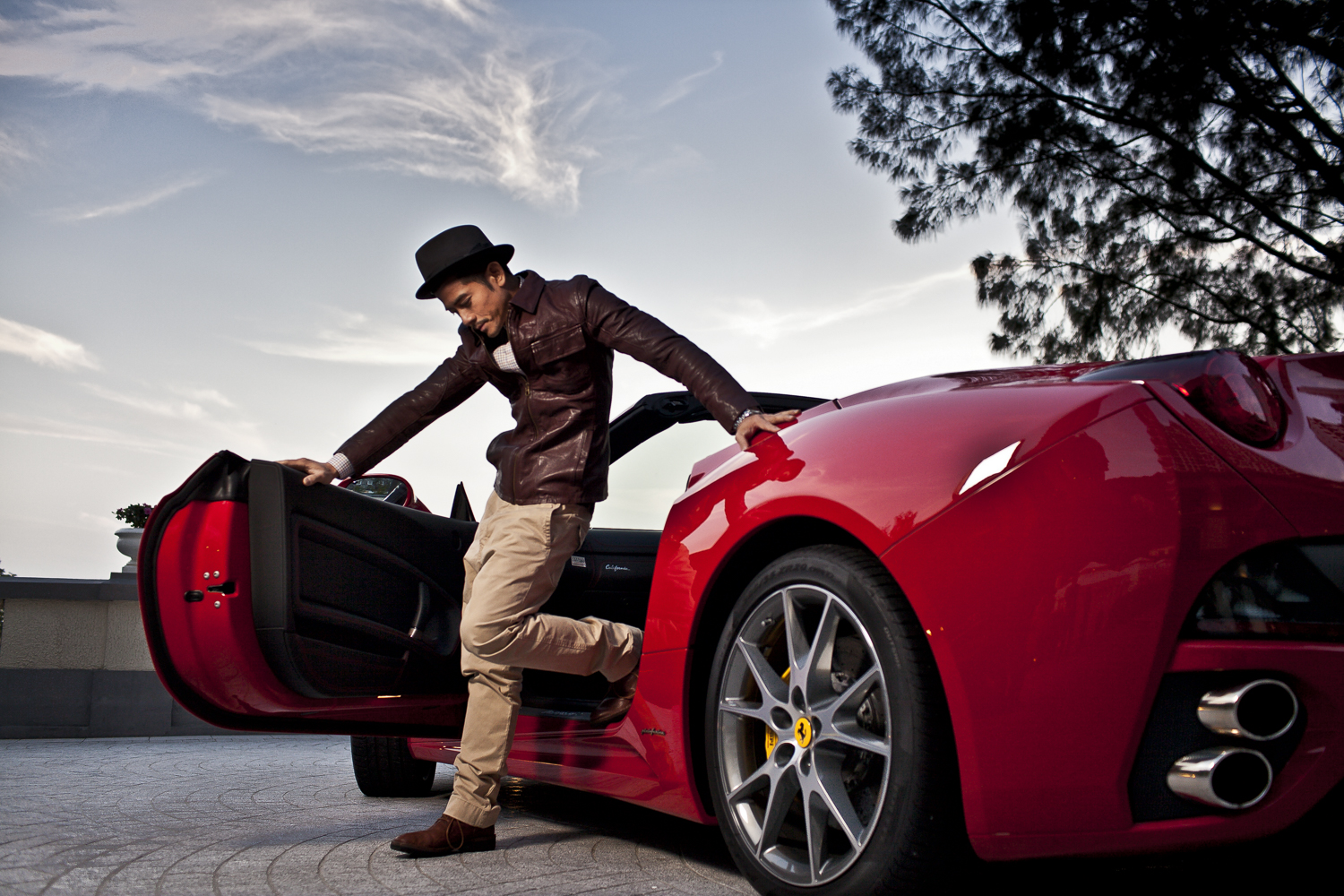 Aaron Kwok, actor and singer in Hong Kong. For Ferrari Magazine