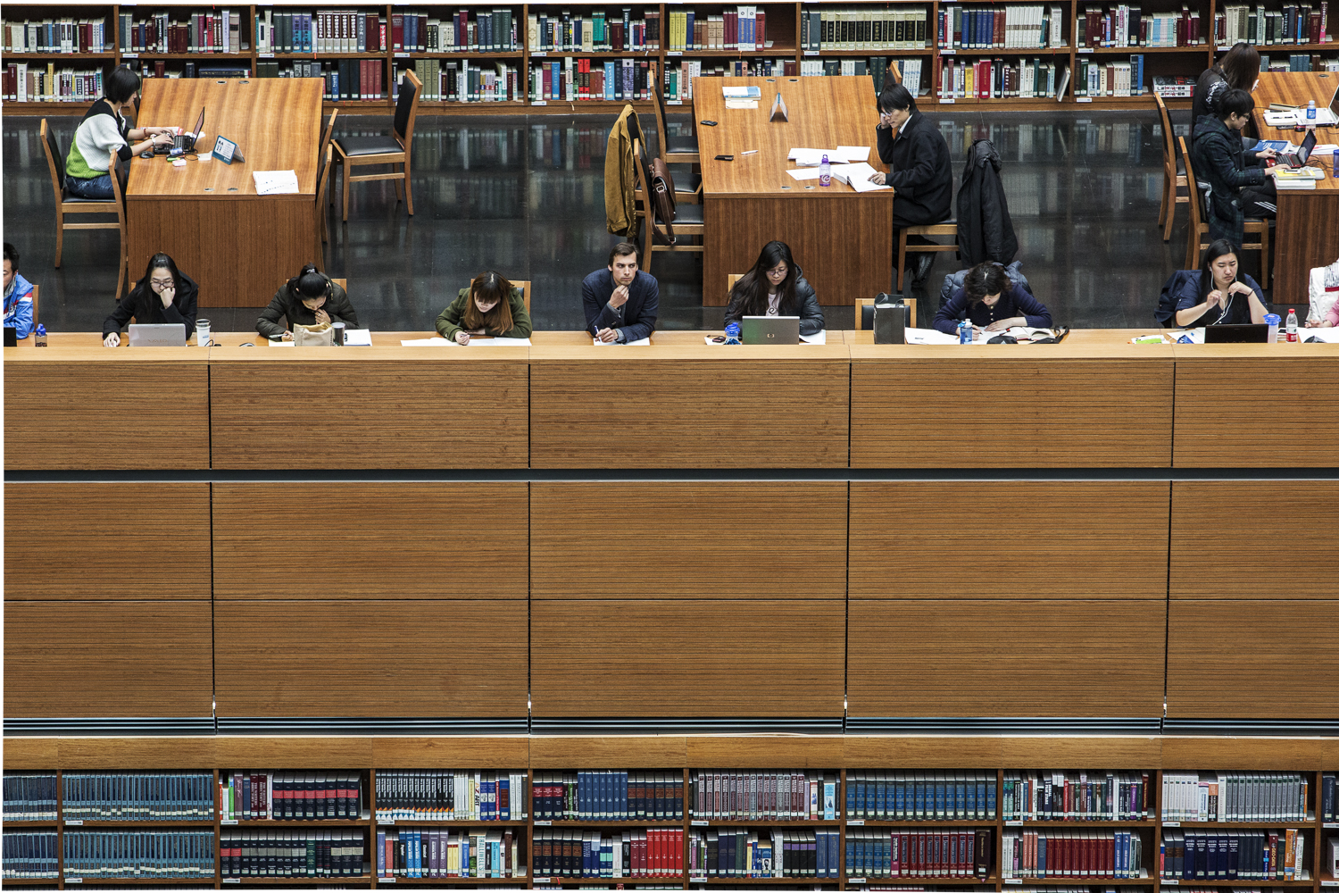  Dr. Thierry H.P. Baudet at the China's National Library in Beijing, China 