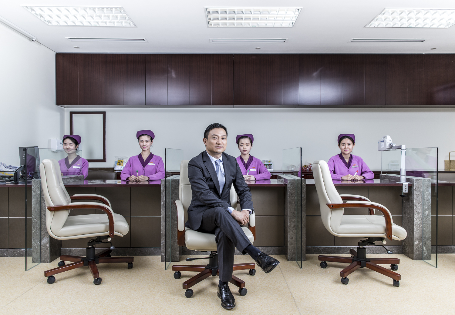 Zhang Ligang, CEO of Ikang, a high end health provider in China. For Forbes