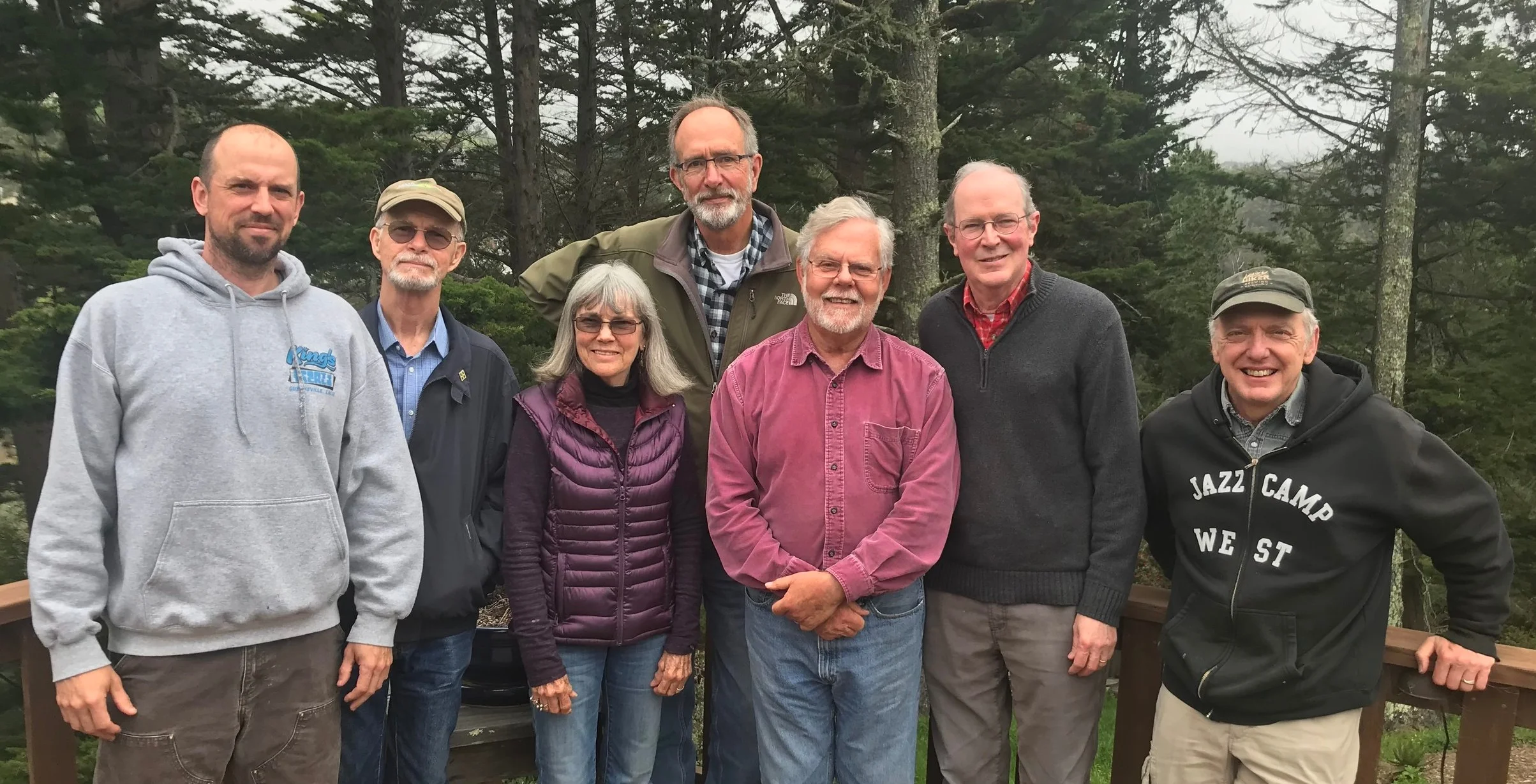 From L to R: Owen Brizgys, Roger Mascio, Sharron Walker, Paul Jones, Ralph Larson, John Keener, Jerry Davis. Not Pictured: Jim Steele, Judy Bacon. PHOTO: Sandy Larson