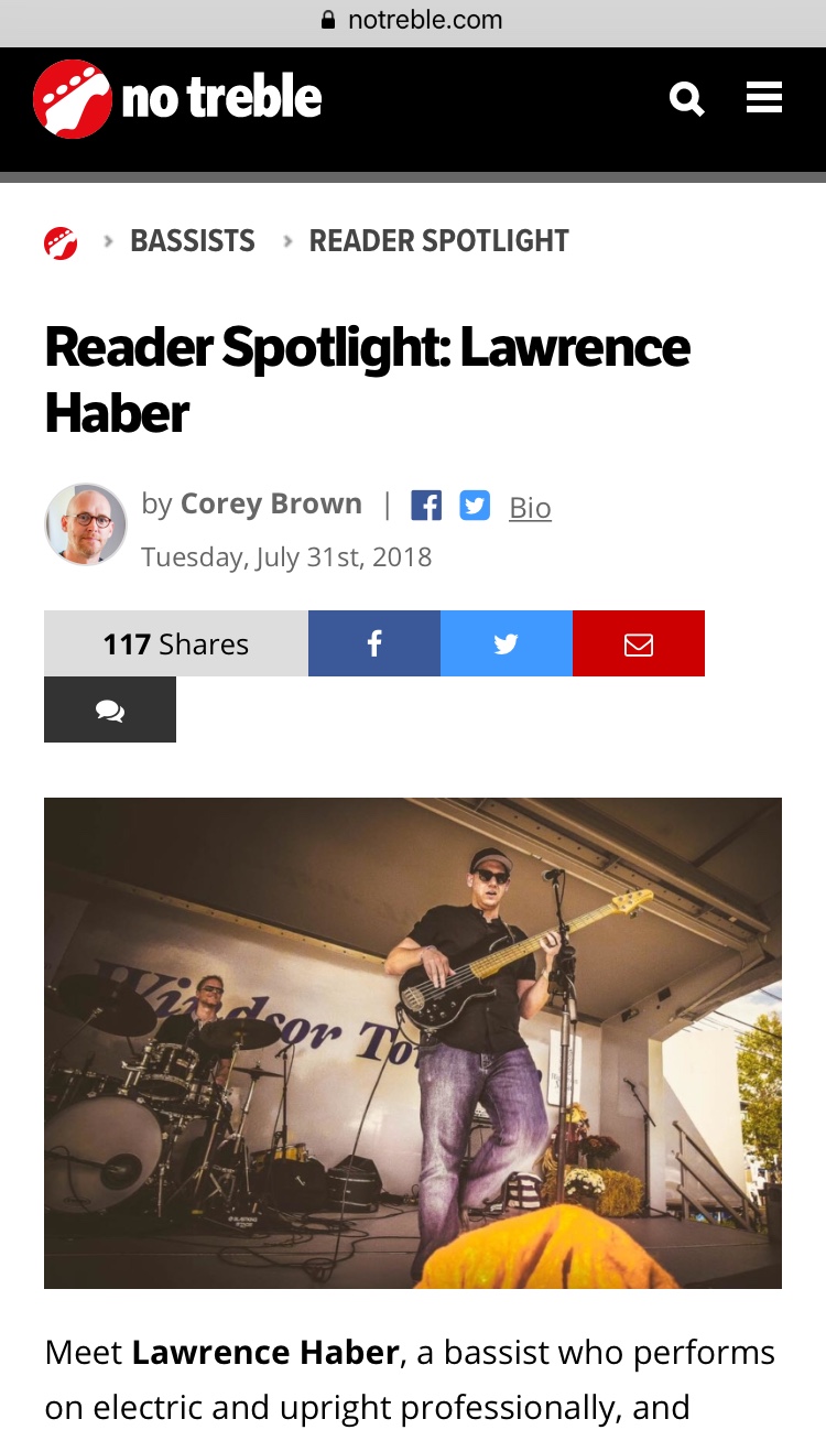 No Treble Reader Spotlight: July 31, 2018