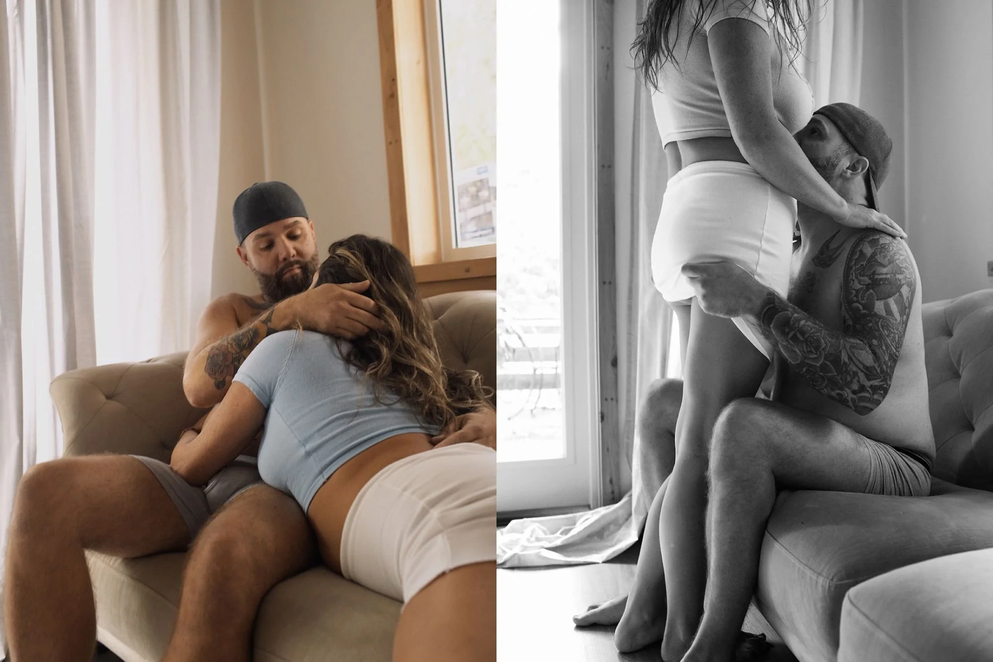 Nanaimo Boudoir photographer J &amp; J’s Couples boudoir Session(2024)