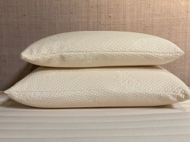 Standard,Queen,King Natural Talalay Latex Pillow with Organic Cotton Cover 