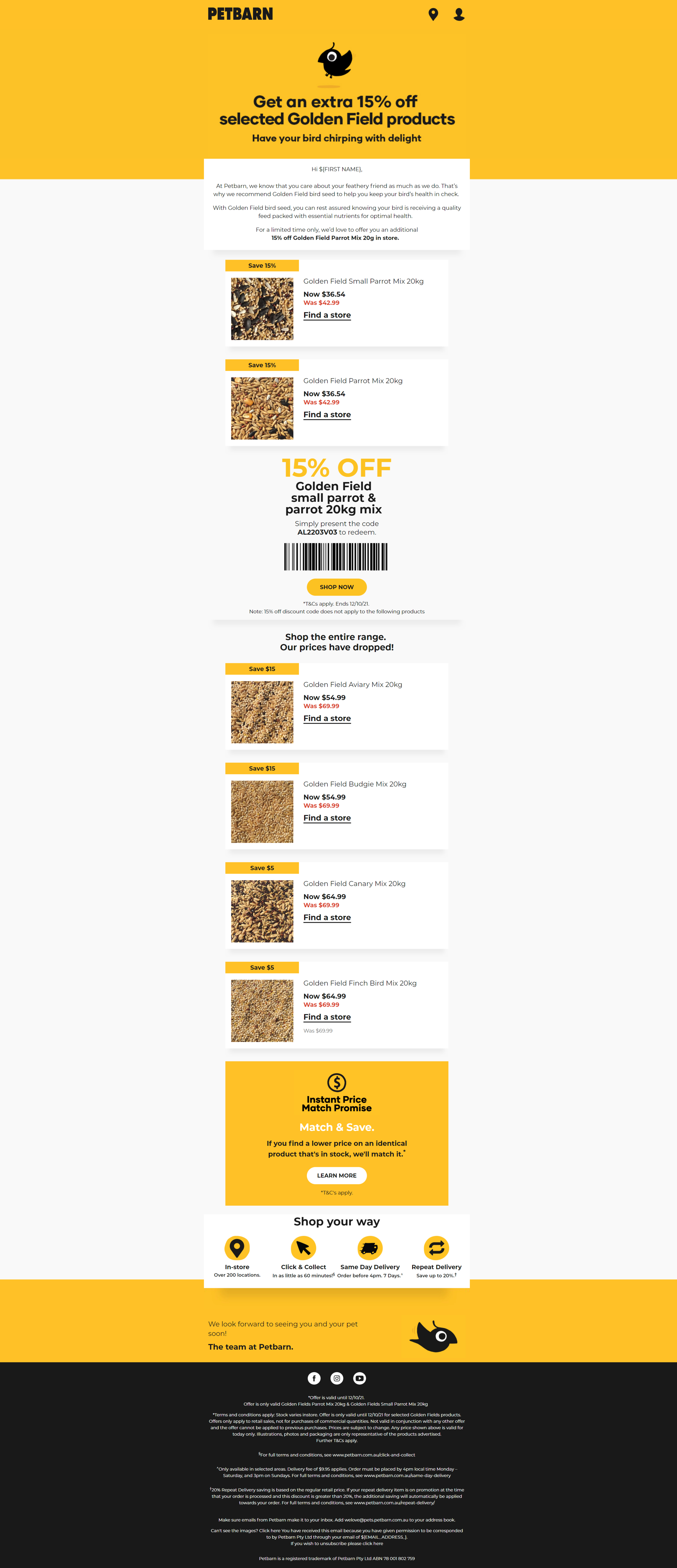 Example 2: Product Discount eDM