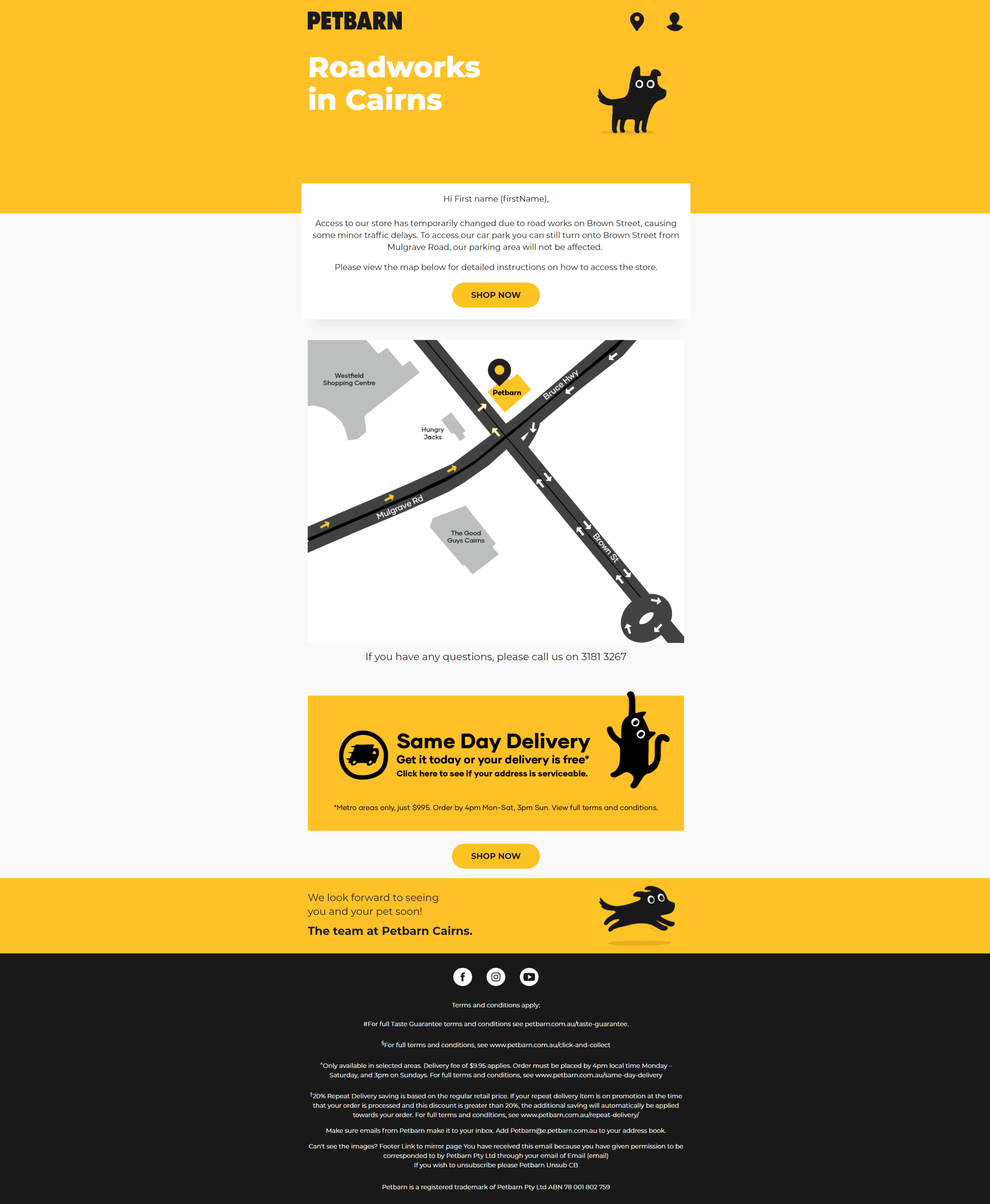 Example 3: Road Closure eDM