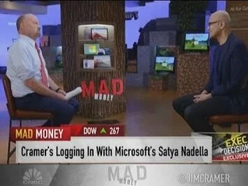 Microsoft CEO credits predecessor for pushing the company into the cloud