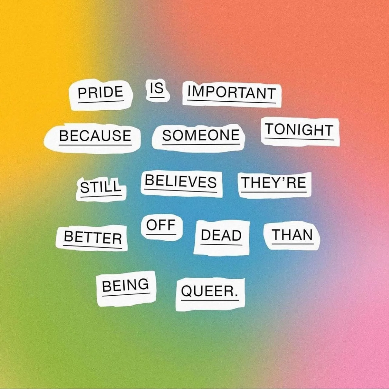 FOREVER RESHARING BECAUSE 
🏳️&zwj;🌈LGBTQ youth are&nbsp;more than four times as likely&nbsp;to attempt suicide than their peers

FOREVER RESHARING BECAUSE 
🏳️&zwj;🌈It&rsquo;s estimated that more than&nbsp;1.8 million LGBTQ youth seriously conside