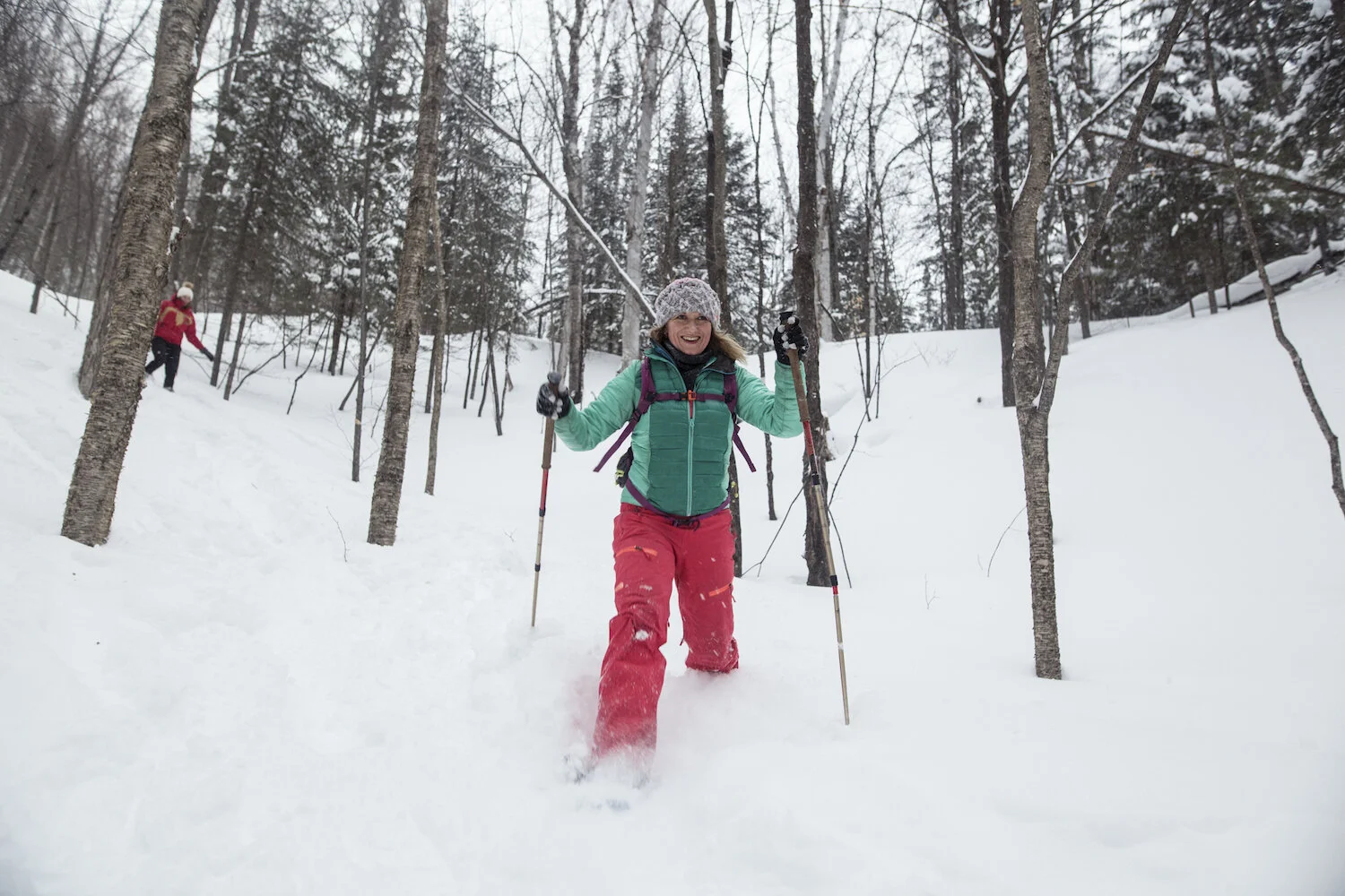 Allwomen Crosscountry ski, Snowshoe and Yoga Retreat Weekend in the