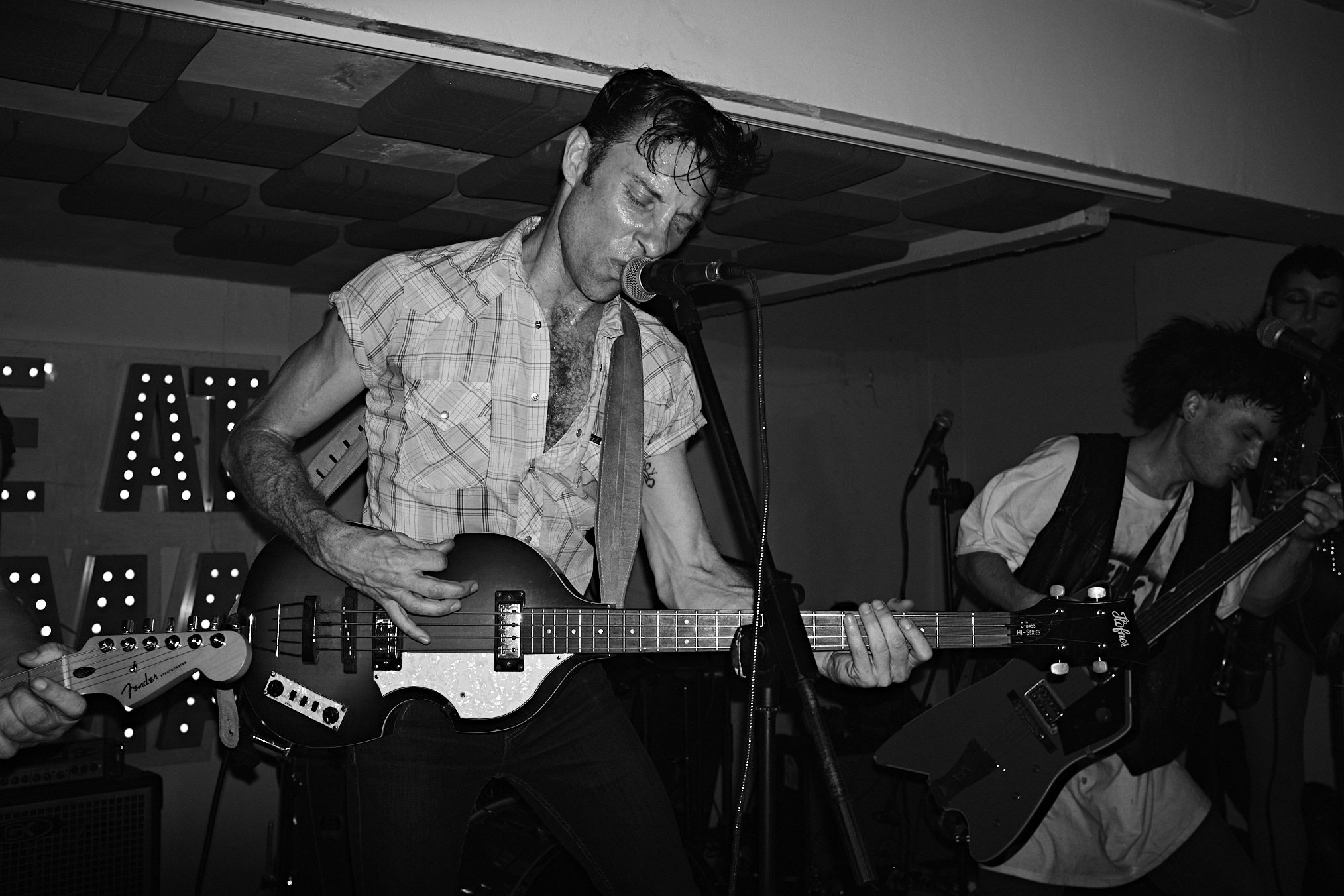 Atlanta’s own garage rock band The Black Lips performs on stage at a local show. Shot by Lee Starnes, Vietnam travel and product photographer.