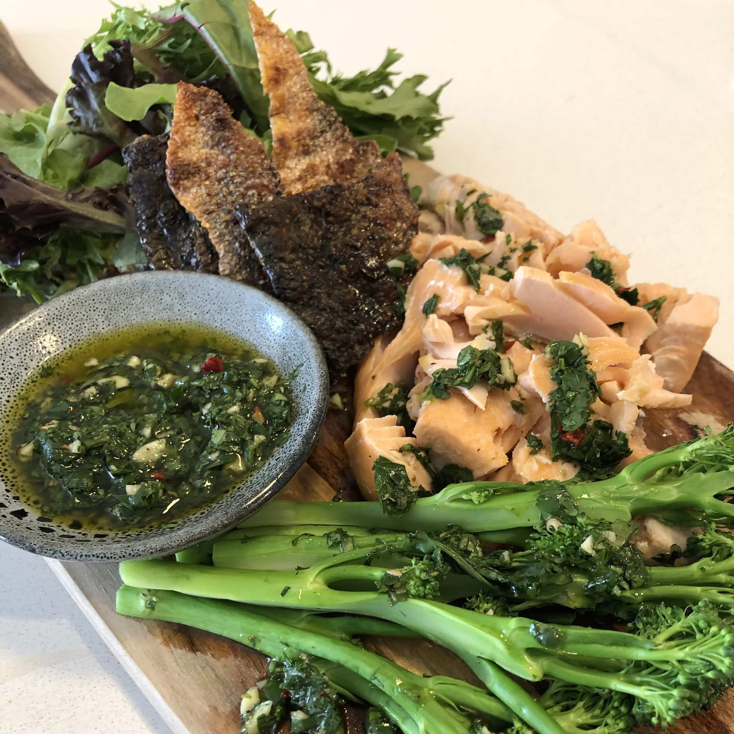 Baked Salmon &amp; Chimichurri 