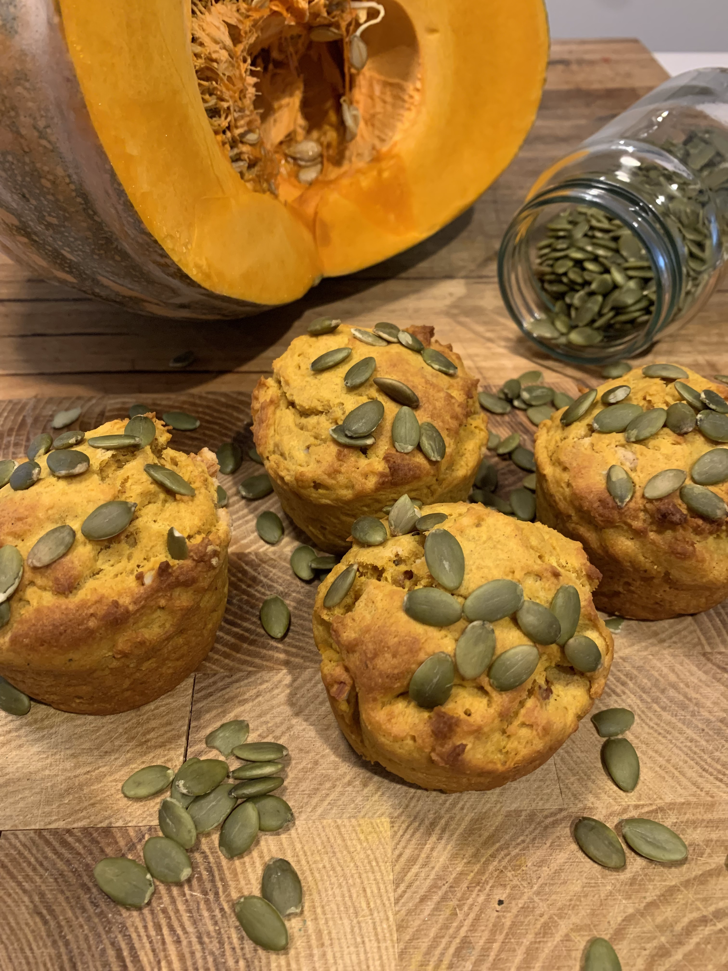 GF Spiced Pumpkin Muffins