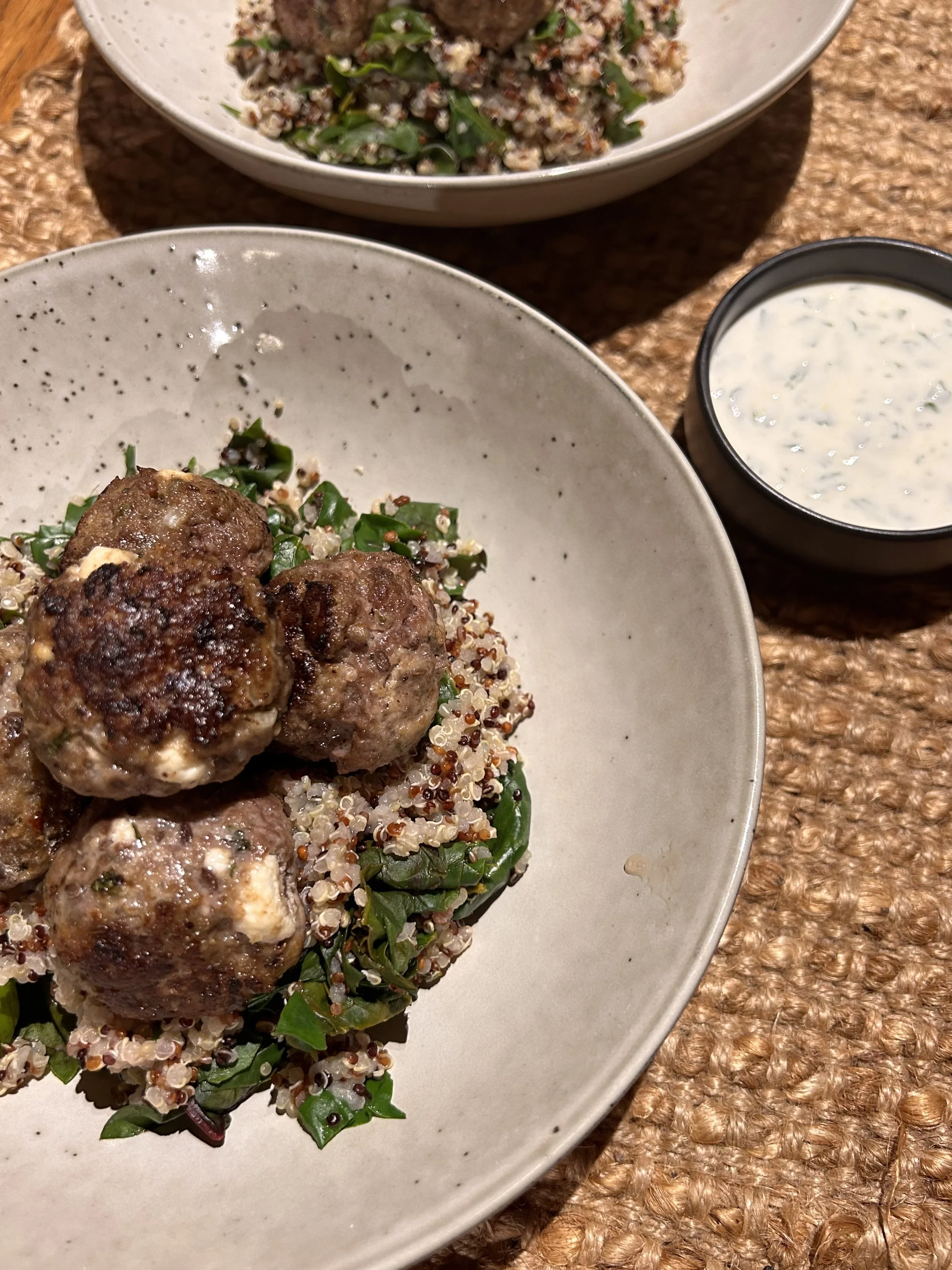Greek Inspired Lamb Meatballs 