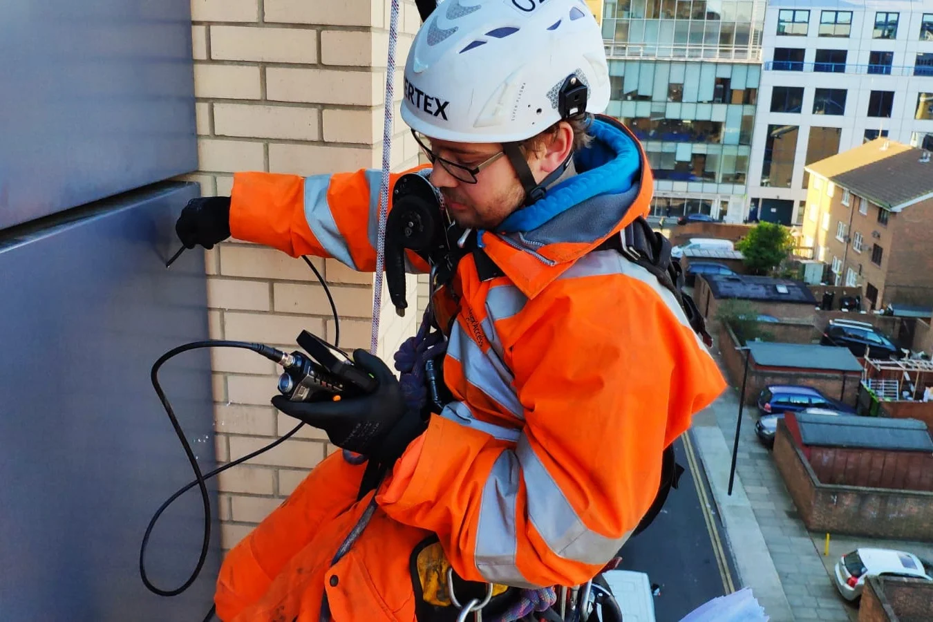 Cladding Surveys — Vertex Access | Rope Access | Drone Surveys | Rail