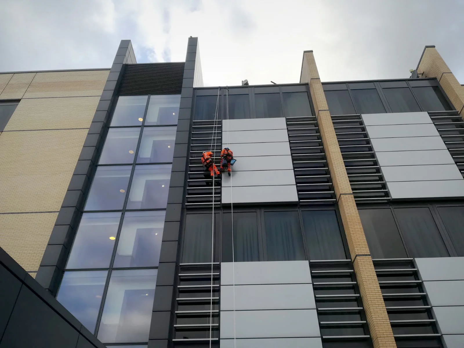 Facade Cleaning by Rope Access